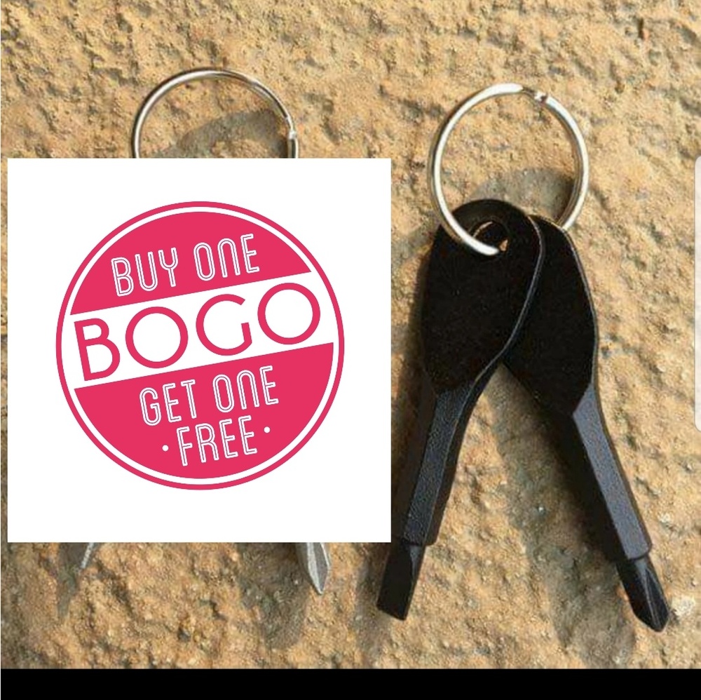 Screw driver keychain set